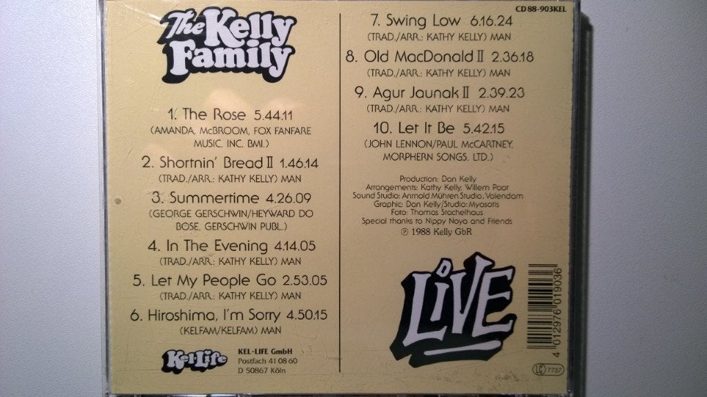 The Kelly Family - Live, Ophalen of Verzenden, 1980 - 1989, Zo goed als nieuw