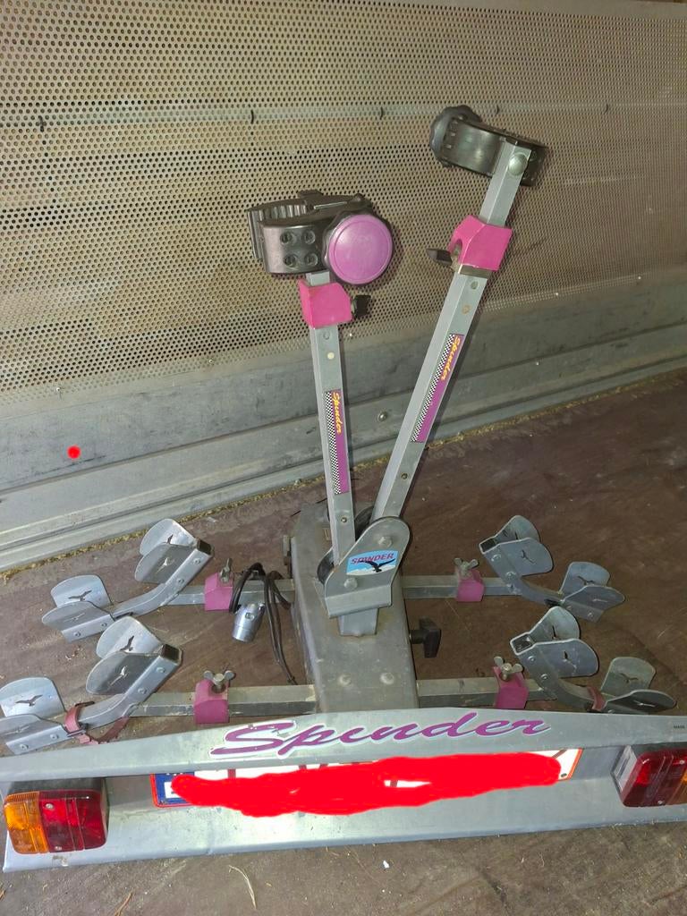 Kantelbare fietsendrager voor 2 fietsen - Prima staat, Ophalen, 2 fietsen, Gebruikt, Trekhaakdrager