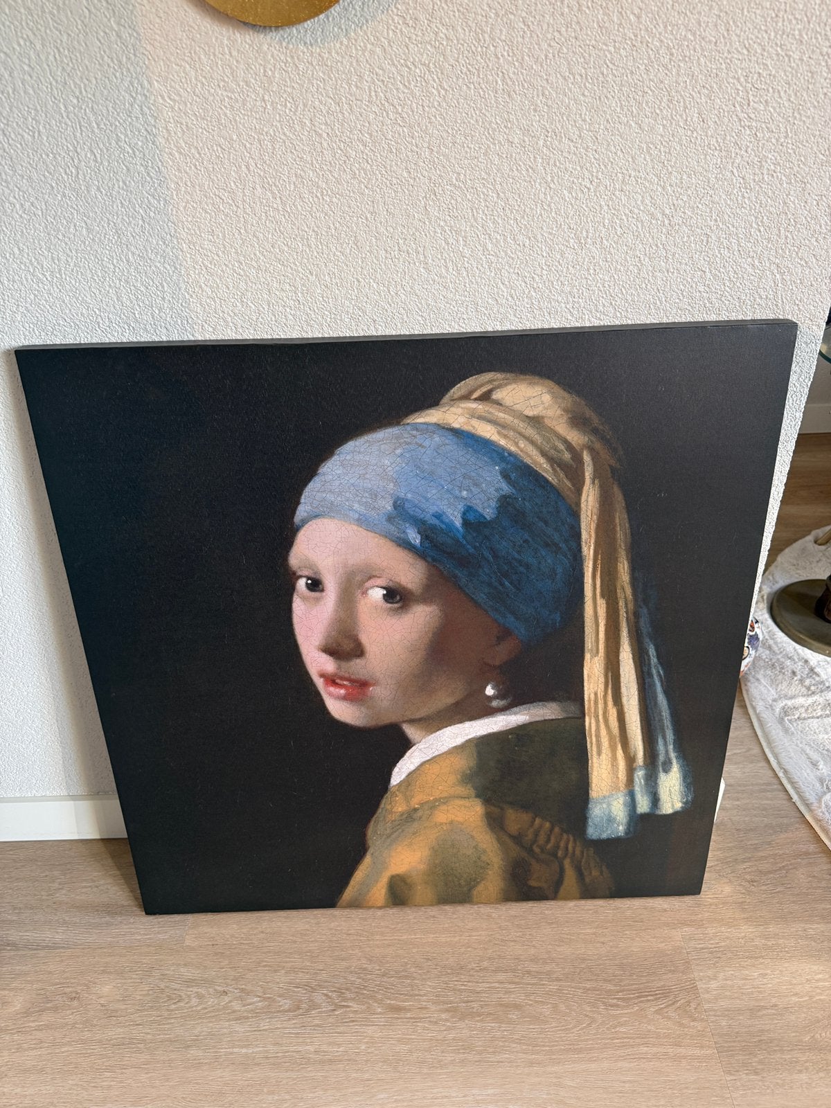 Meisje met de parel, Huis en Inrichting, Ophalen, Zo goed als nieuw, 75 tot 100 cm, Schilderij