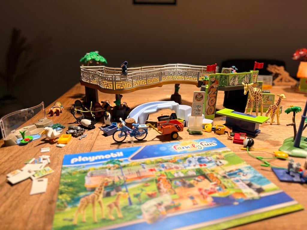 Playmobil Family Fun Dierentuin 70341 - Complete Set, Ophalen of Verzenden, Zo goed als nieuw, Complete set
