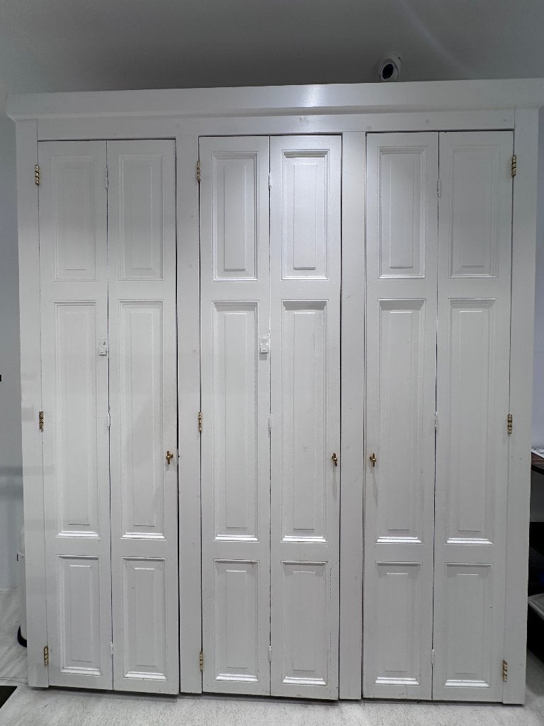 Wandkast of Garderobekast in klassieke jaren '30-stijl, Ophalen, Met deur(en), Gebruikt, 200 cm of meer