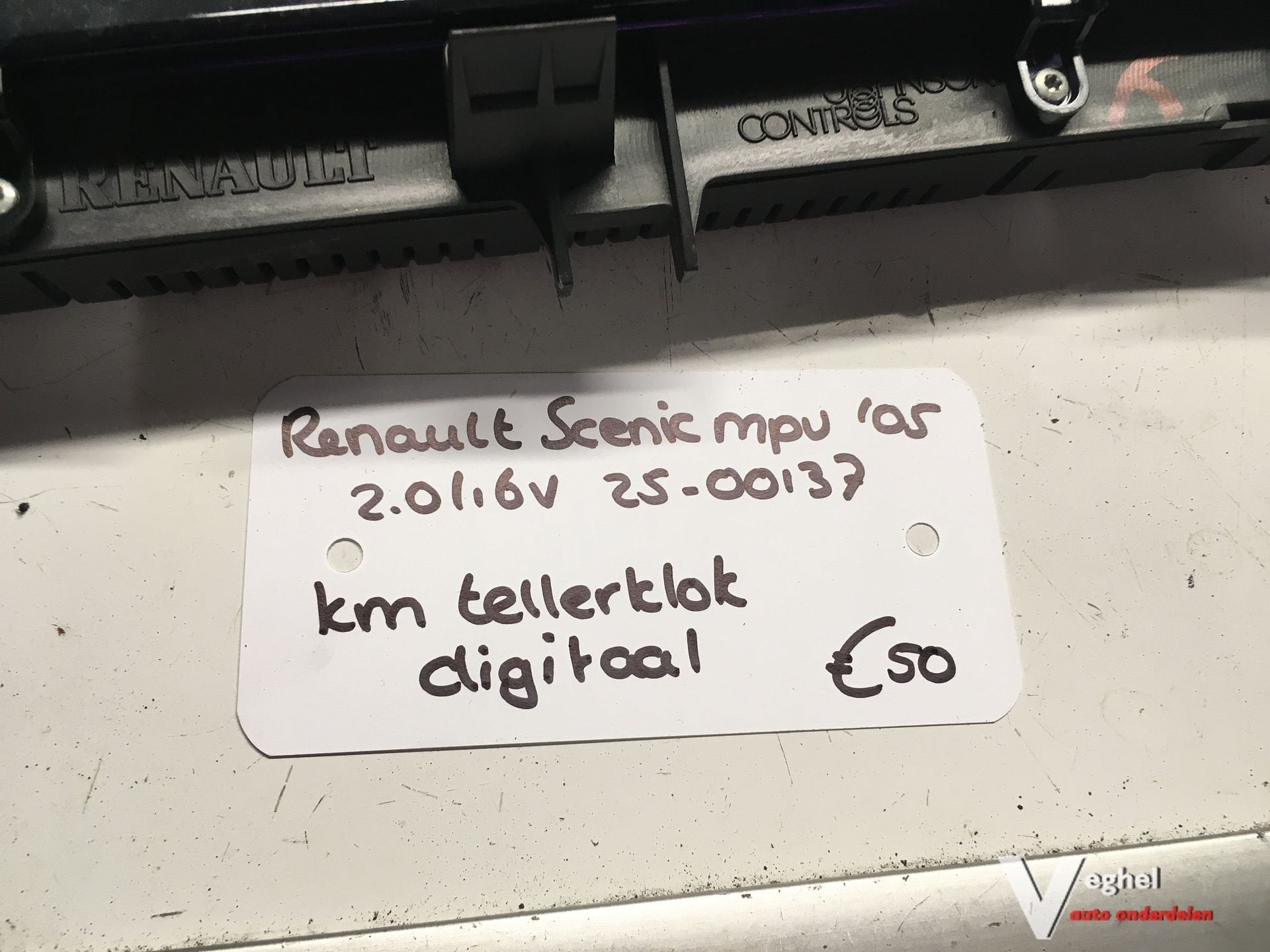 Renault Scenic 2.0 16v 2005 2500137   Km Tellerklok, Gebruikt, -, -, Ophalen of Verzenden