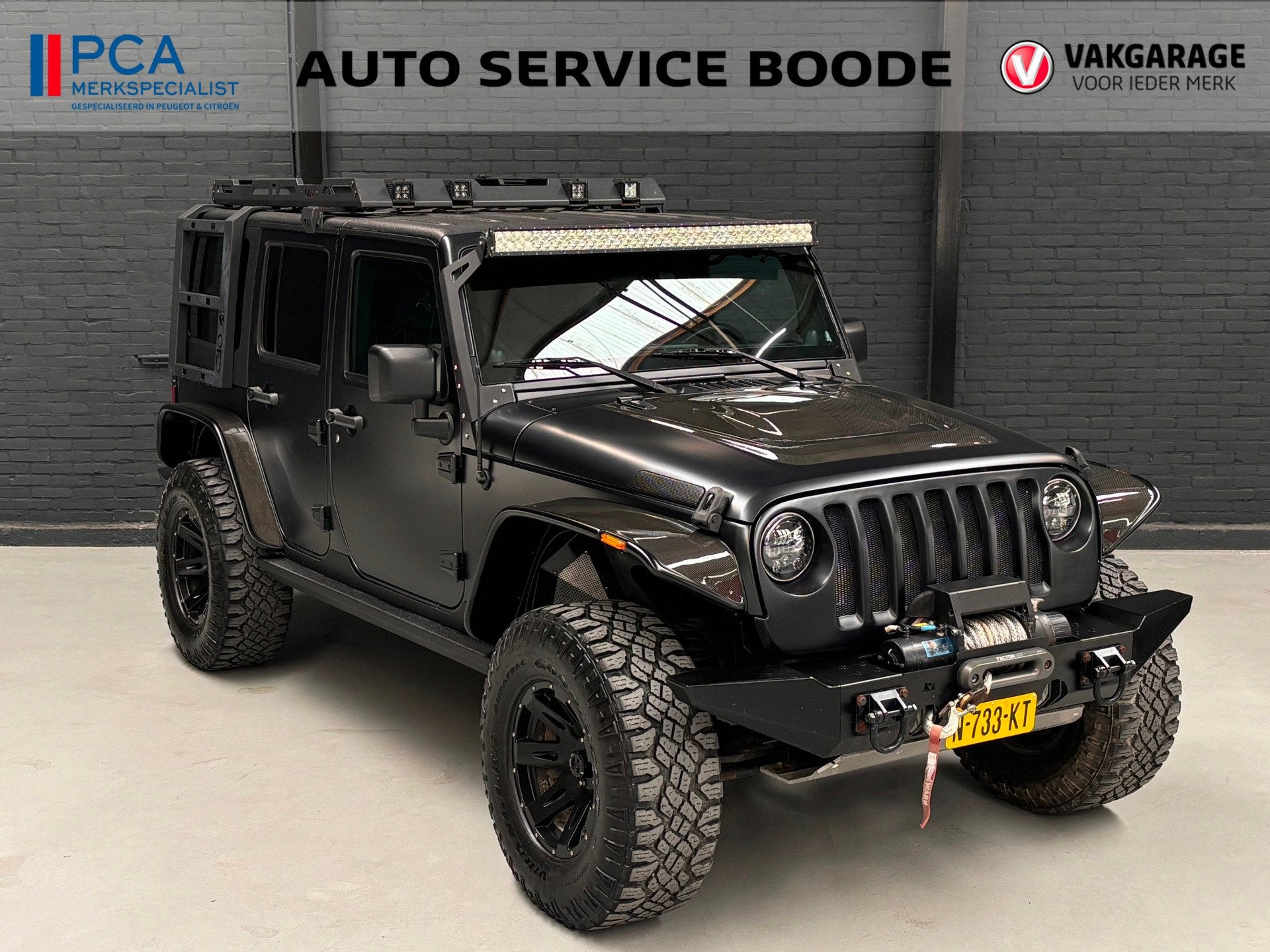 Jeep Wrangler 6.4 (411 pk) Hemi - Corbeau - Willwood - custo, Auto's, Euro 5, Gebruikt, Overige carrosserieën, 138 €/maand