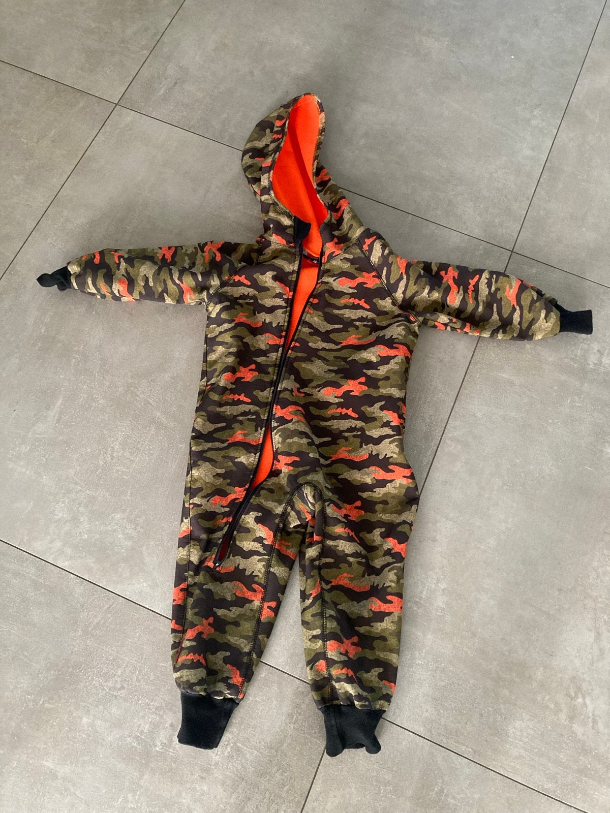 Ielm buitenpak camouflage maat 98, Ophalen, Gebruikt, Jongen of Meisje, Setje