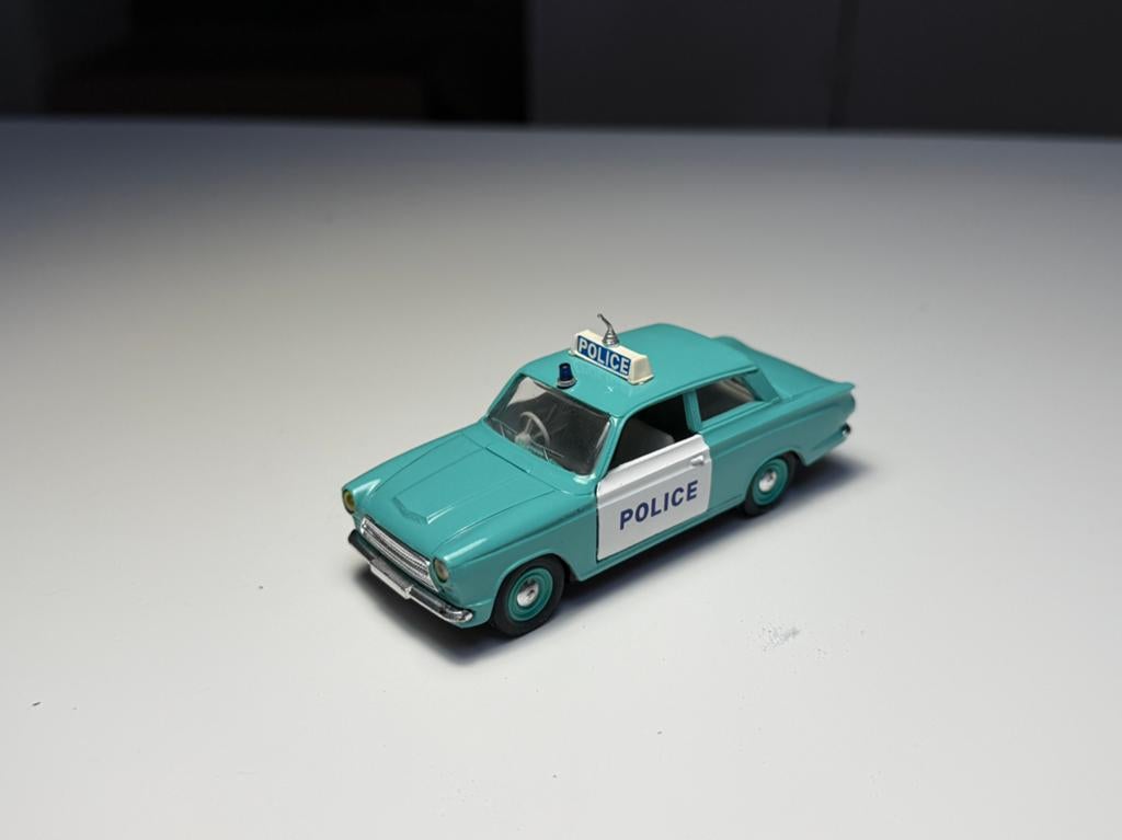 Eligor Hobbycar - Ford Cortina Police - Schaal 1:43, Verzenden, Zo goed als nieuw, Auto, Overige merken