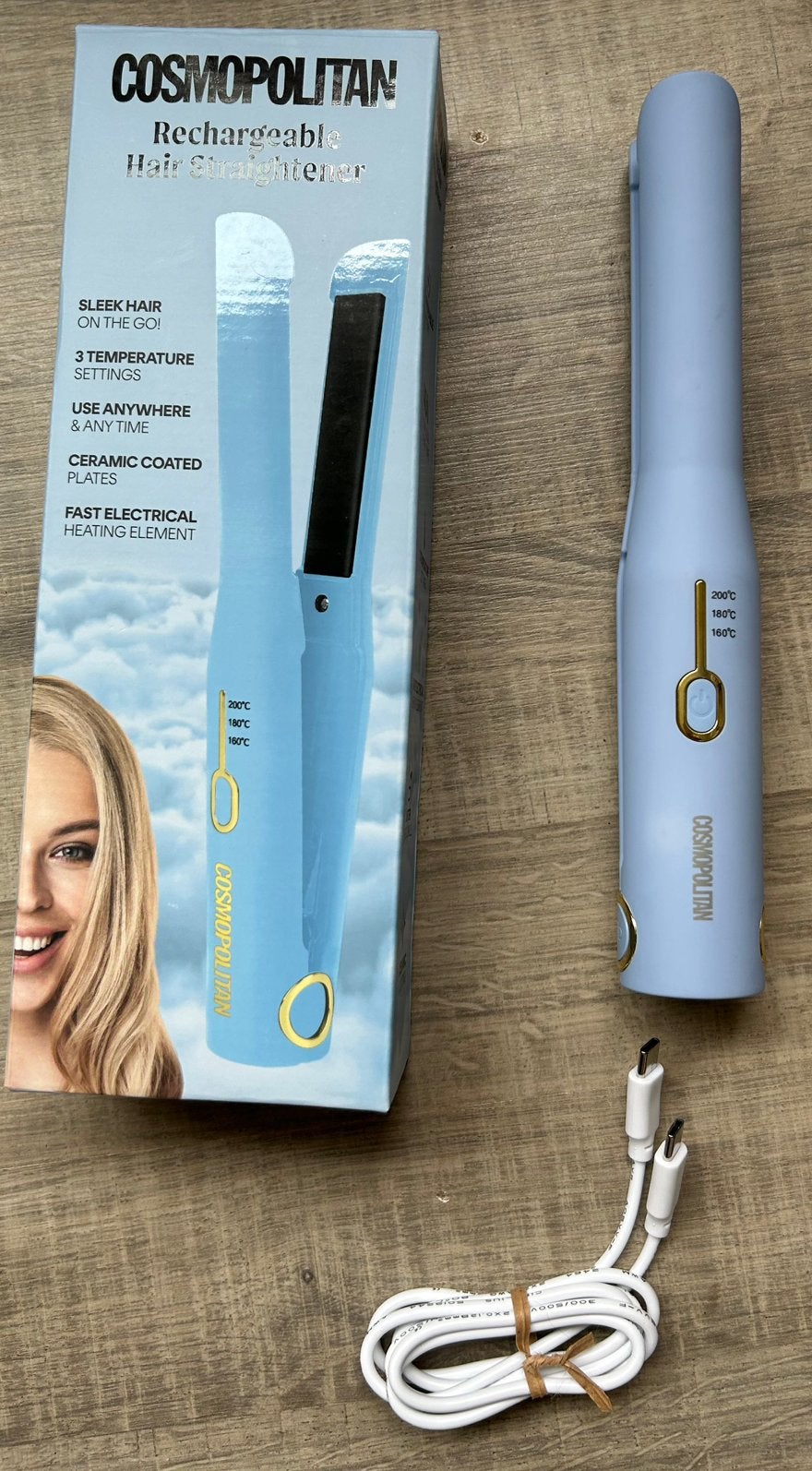 Te koop Rechargeable hair straightener, Ophalen, Zo goed als nieuw, Overige typen