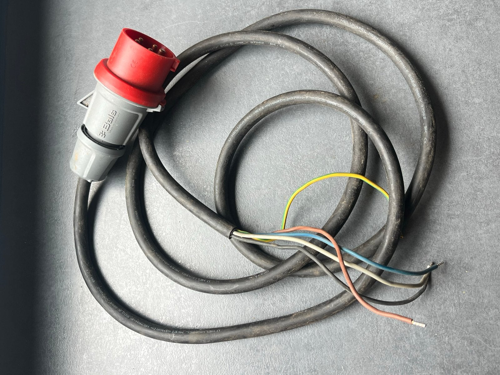 Bals CEE verlengkabel 16A 5-polig, 200/346V - 240/415V, Ophalen of Verzenden, Nieuw, Overige merken, Kabel of Snoer