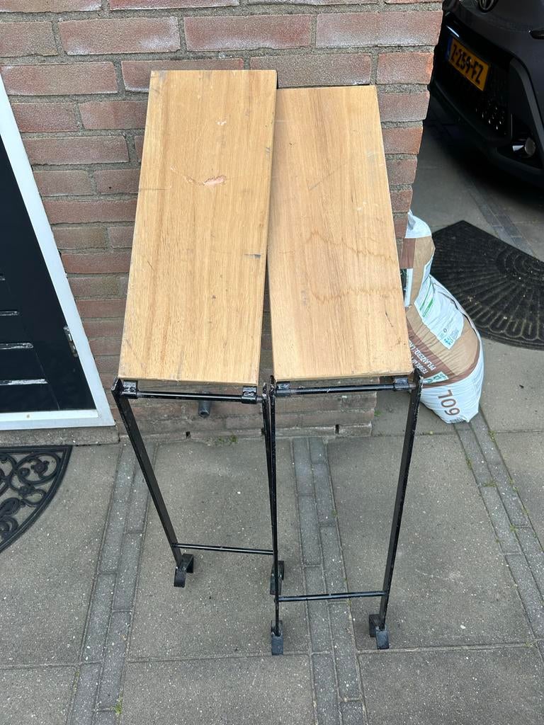ladder bankje, Doe-het-zelf en Verbouw, Ladders en Trappen, Ophalen, Gebruikt, Minder dan 2 meter