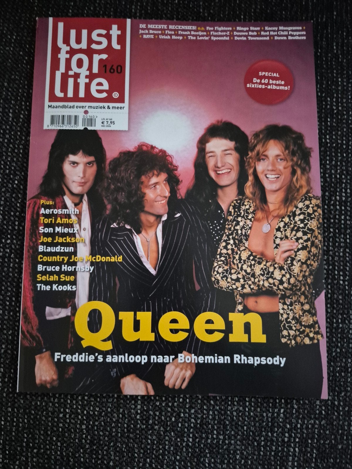 Lust For Life Queen editie. Nummer 160, Ophalen of Verzenden, Nieuw, Muziek, Film of Tv