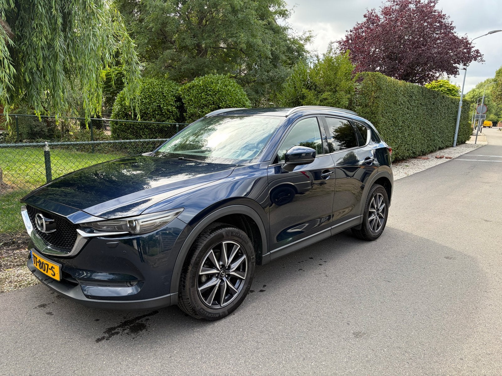 Mazda CX-5 2.0 Skyactiv-g 165pk 2WD Aut 2018 Blauw, 1998 cc, Zwart, 4 cilinders, 2000 kg