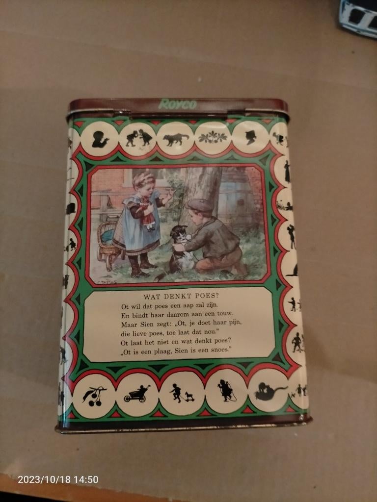 Blik ot en sien Royco, Verzamelen, Blikken, Ophalen of Verzenden, Overige