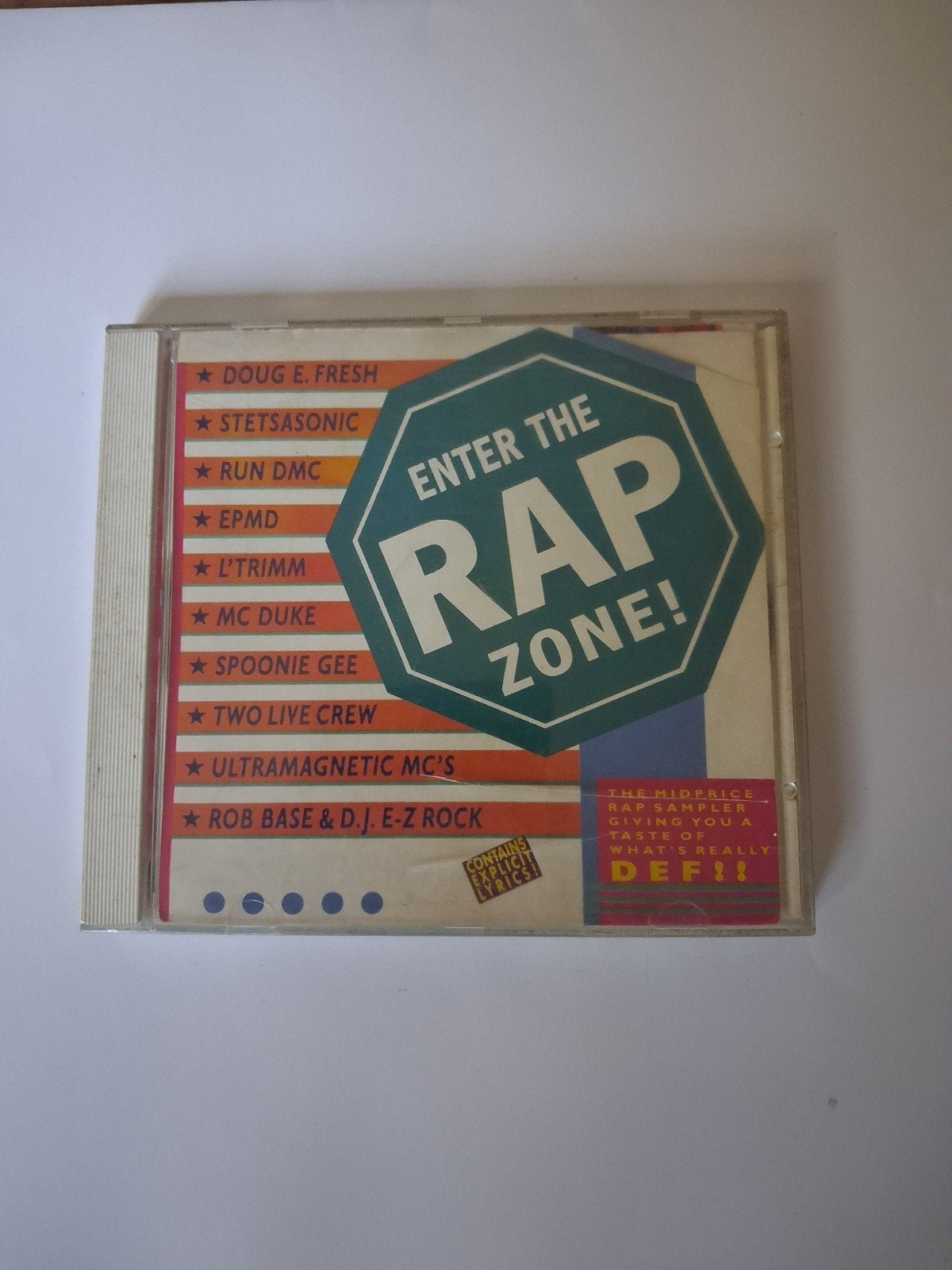 Enter The Rap Zone! CD - Diverse Artiesten, Cd's en Dvd's, Cd's | Hiphop en Rap, Ophalen of Verzenden, Gebruikt