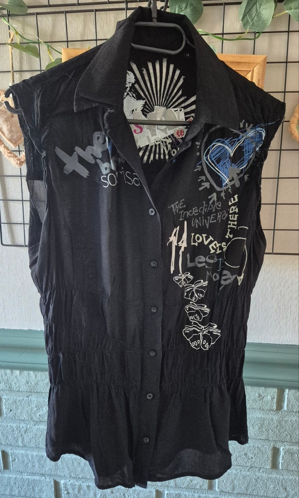 Desigual blouse maat M, Ophalen of Verzenden, Zo goed als nieuw, Maat 38/40 (M), Zwart