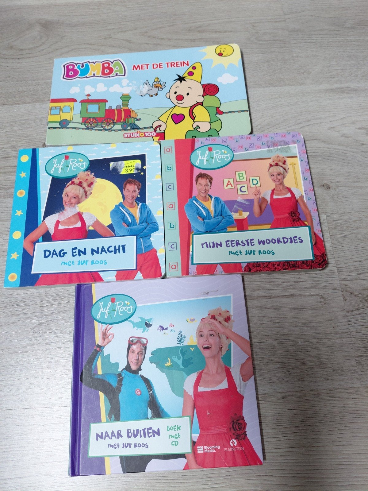 4 leuke dreumes /peuter boekjes o.a. juf Roos, Ophalen of Verzenden, Zo goed als nieuw