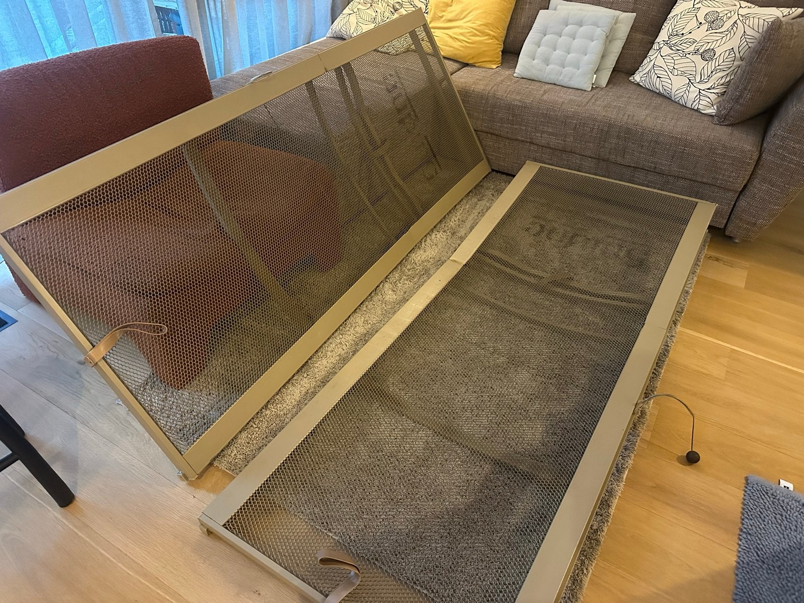 2x auping verstelbare spiraalbodem 80x200 cm, Huis en Inrichting, Ophalen, Eenpersoons, Beige, 80 cm