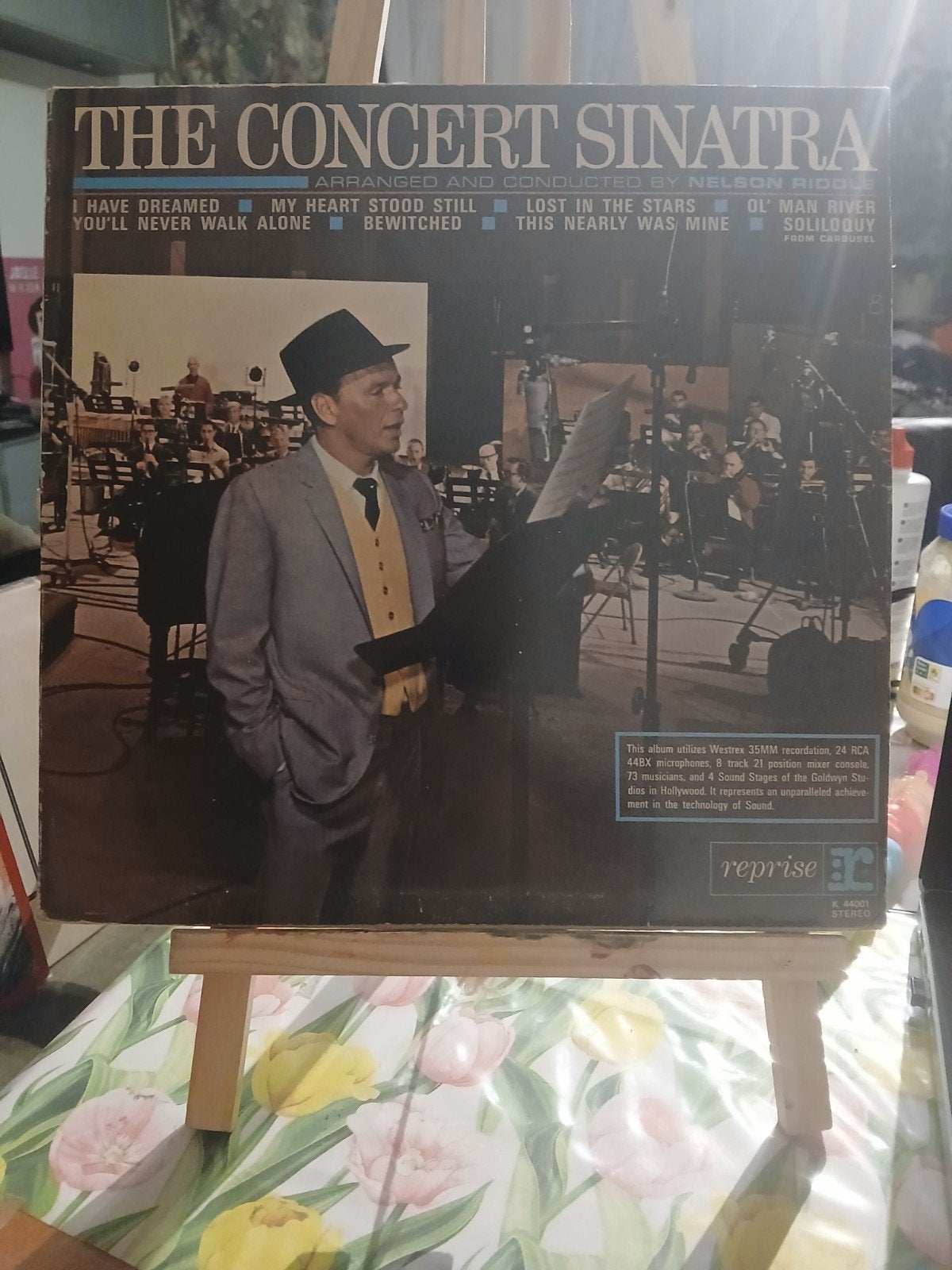 Frank Sinatra - The Concert Sinatra LP alleen hoes (Reprise), LP, Gebruikt, Pop, Ophalen of Verzenden