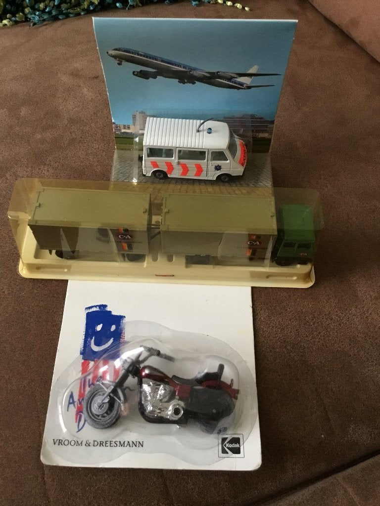 Efsi Holland - DAF C&A en Citroën C35 politie en Harley D, Hobby en Vrije tijd, Modelauto's | 1:87, Ophalen of Verzenden, Zo goed als nieuw