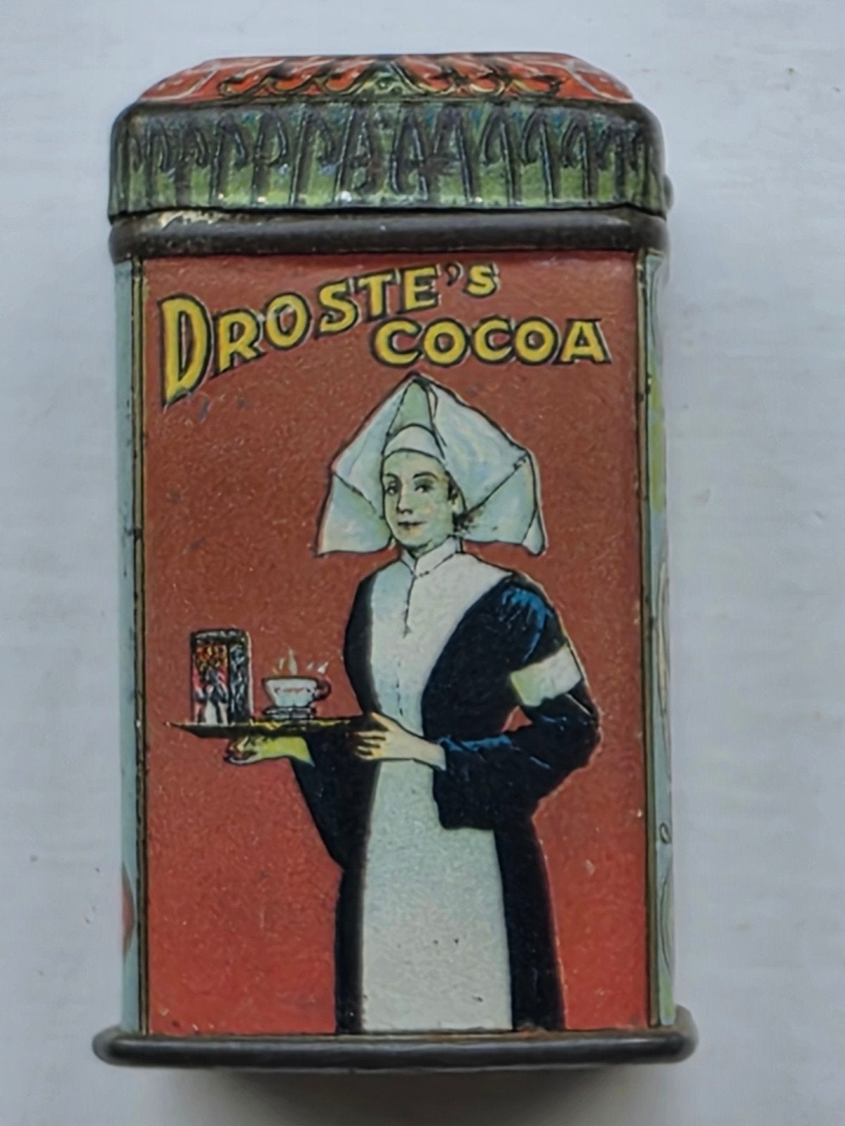 Droste cacao monster blikje, Verzamelen, Blikken, Ophalen of Verzenden, Gebruikt, Overige, Droste