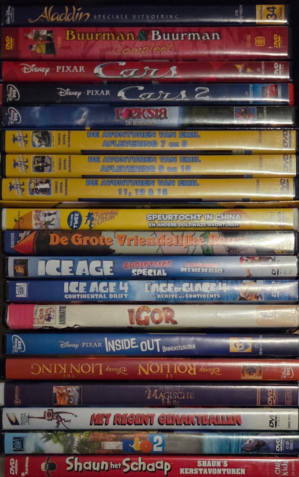 Grote collectie kinderfilms op DVD - Disney, Pixar: € 19,50!, Cd's en Dvd's, Animatie, Alle leeftijden, Nederlands, Ophalen of Verzenden