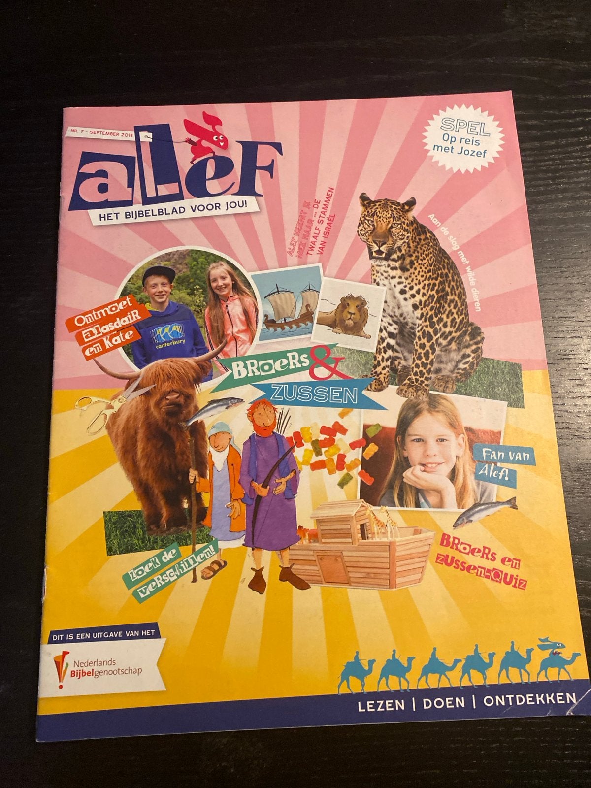 Alef Bijbelblad - September 2018 - Op reis met Jozef, Ophalen, Zo goed als nieuw, Overige typen