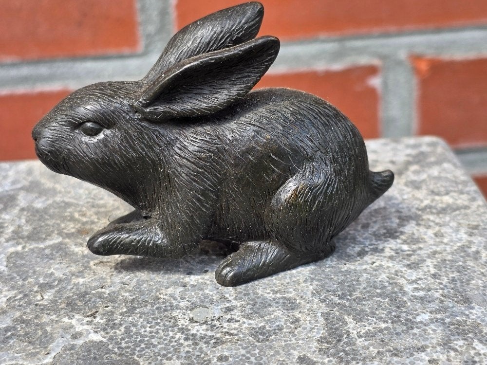 URN / KONIJN / HAAS /mini urn// bronzen as urn, Nieuw, Info@huisentuindecoratiemarie.nl, Huis en tuin decoratie marie, Peize