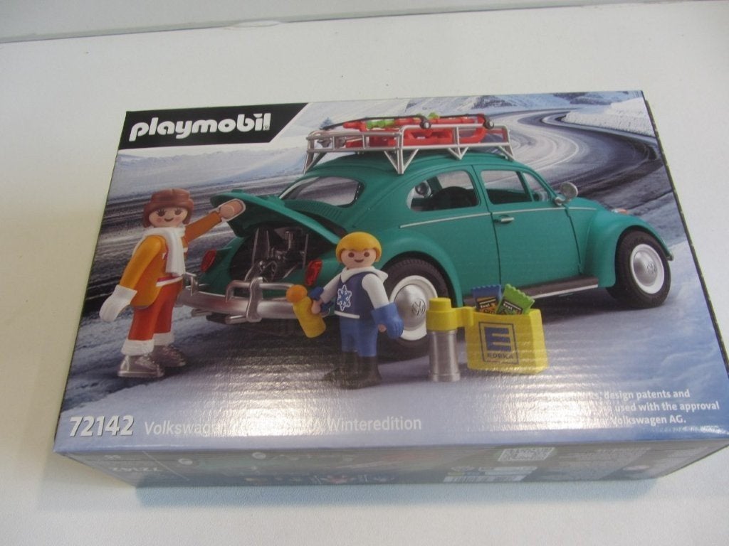Playmobil Volkswagen Kever 72142 - Groene Wintereditie, Kinderen en Baby's, Ophalen of Verzenden, Nieuw, Complete set