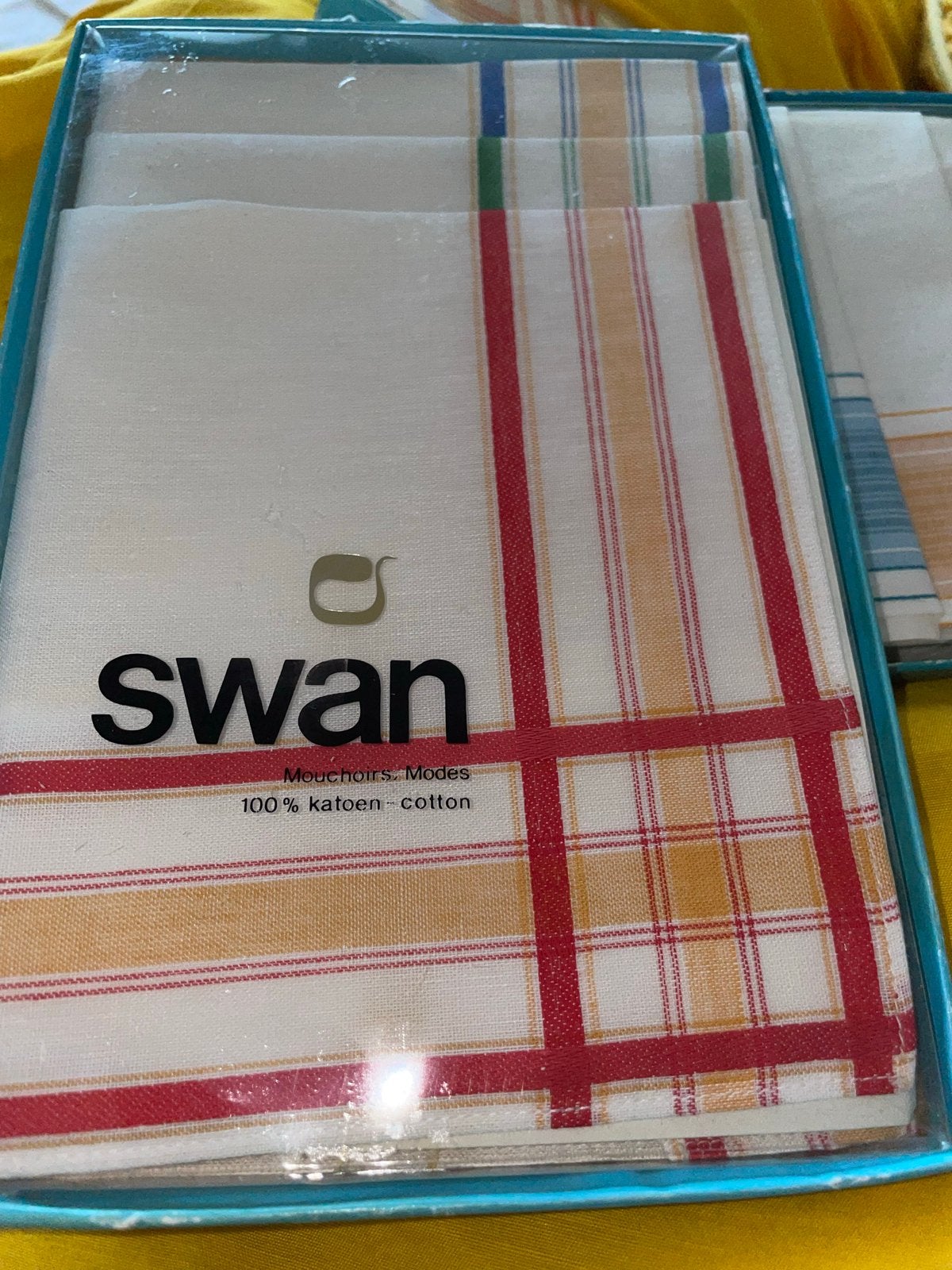 Nieuwe Swan zakdoeken, 100% katoen, Ophalen of Verzenden, Nieuw