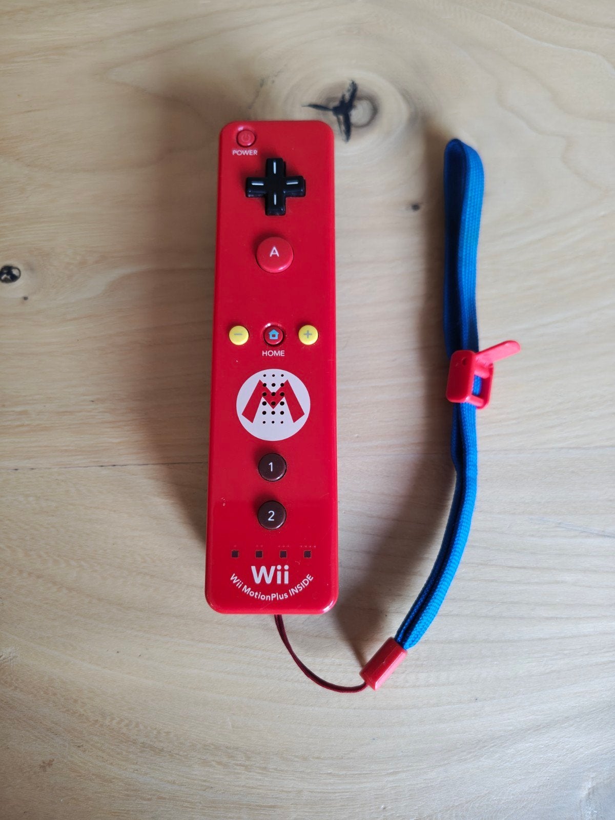 Nintendo Wii controller mario, Spelcomputers en Games, Spelcomputers | Nintendo Consoles | Accessoires, Ophalen, Zo goed als nieuw