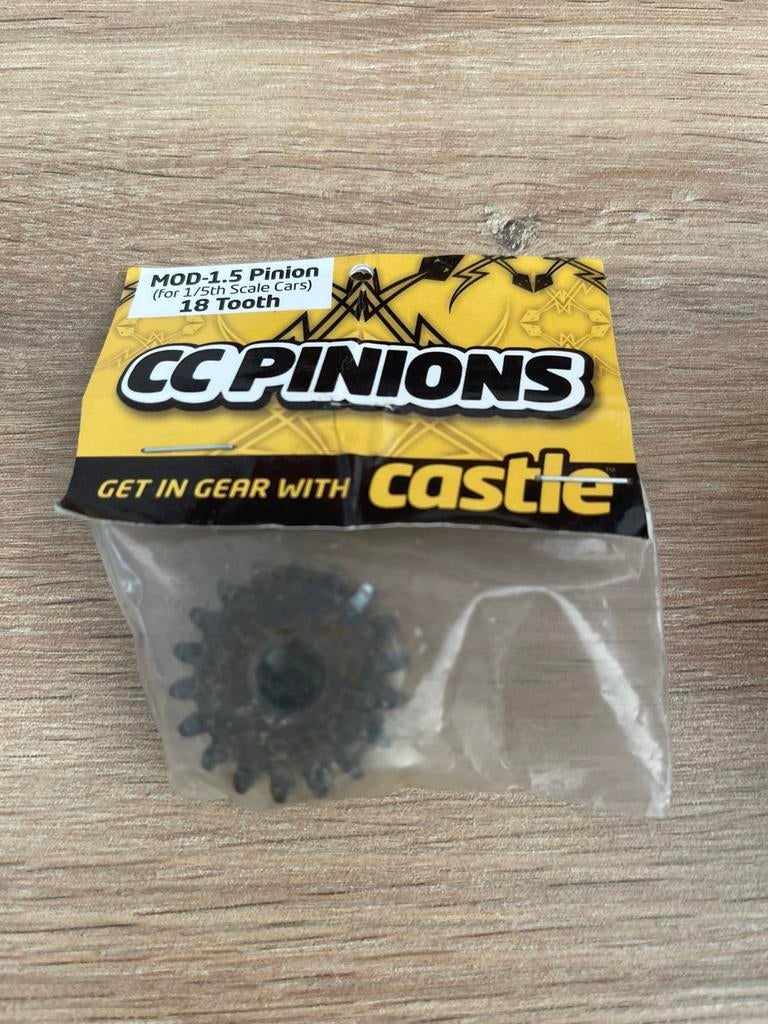 Castle cc pinion 18 tands 1.5 mod, Elektro, Ophalen of Verzenden, Zo goed als nieuw, Onderdeel