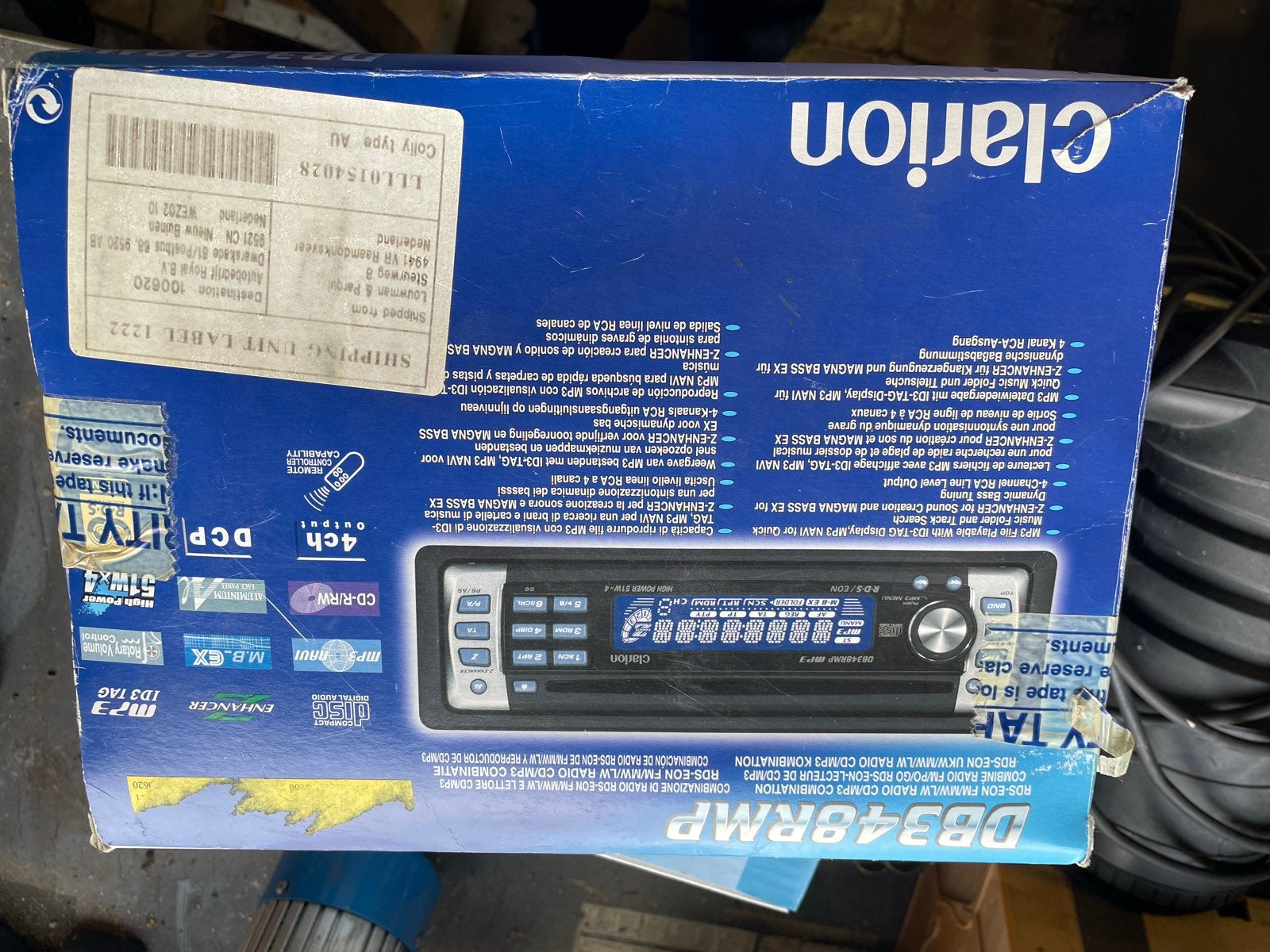 Clarion DB348RMP Autoradio met CD/MP3-speler, Auto diversen, Ophalen, Gebruikt