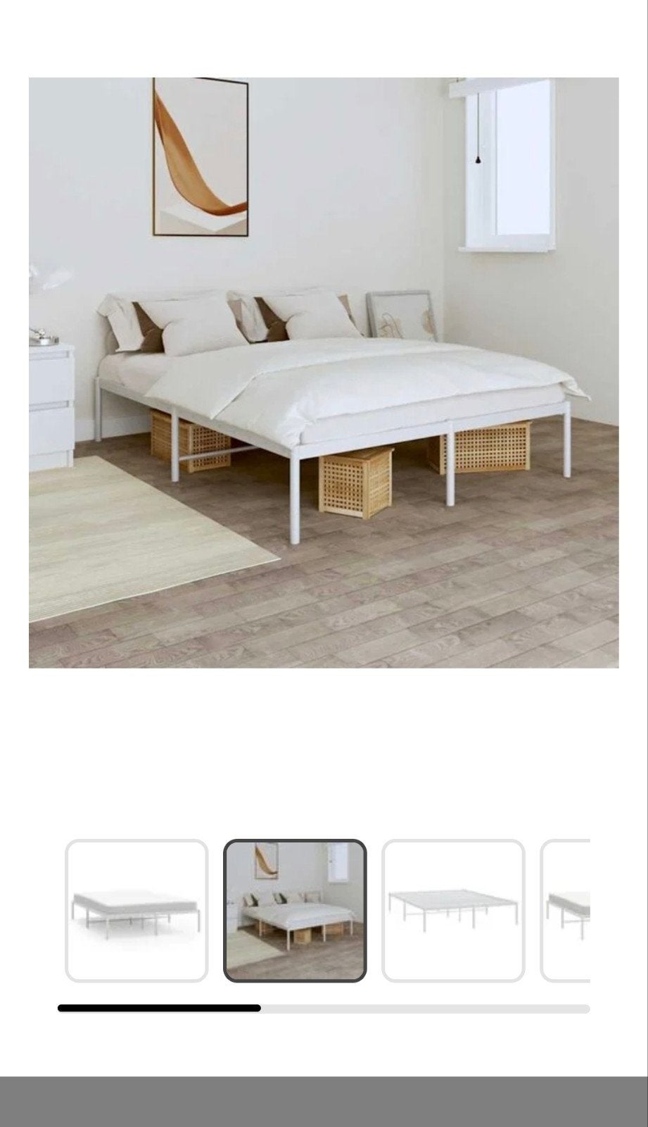 Tweepersoonsbed 140x200 cm inclusief matras zgan, Huis en Inrichting, Ophalen, Tweepersoons, 140 cm, Zo goed als nieuw