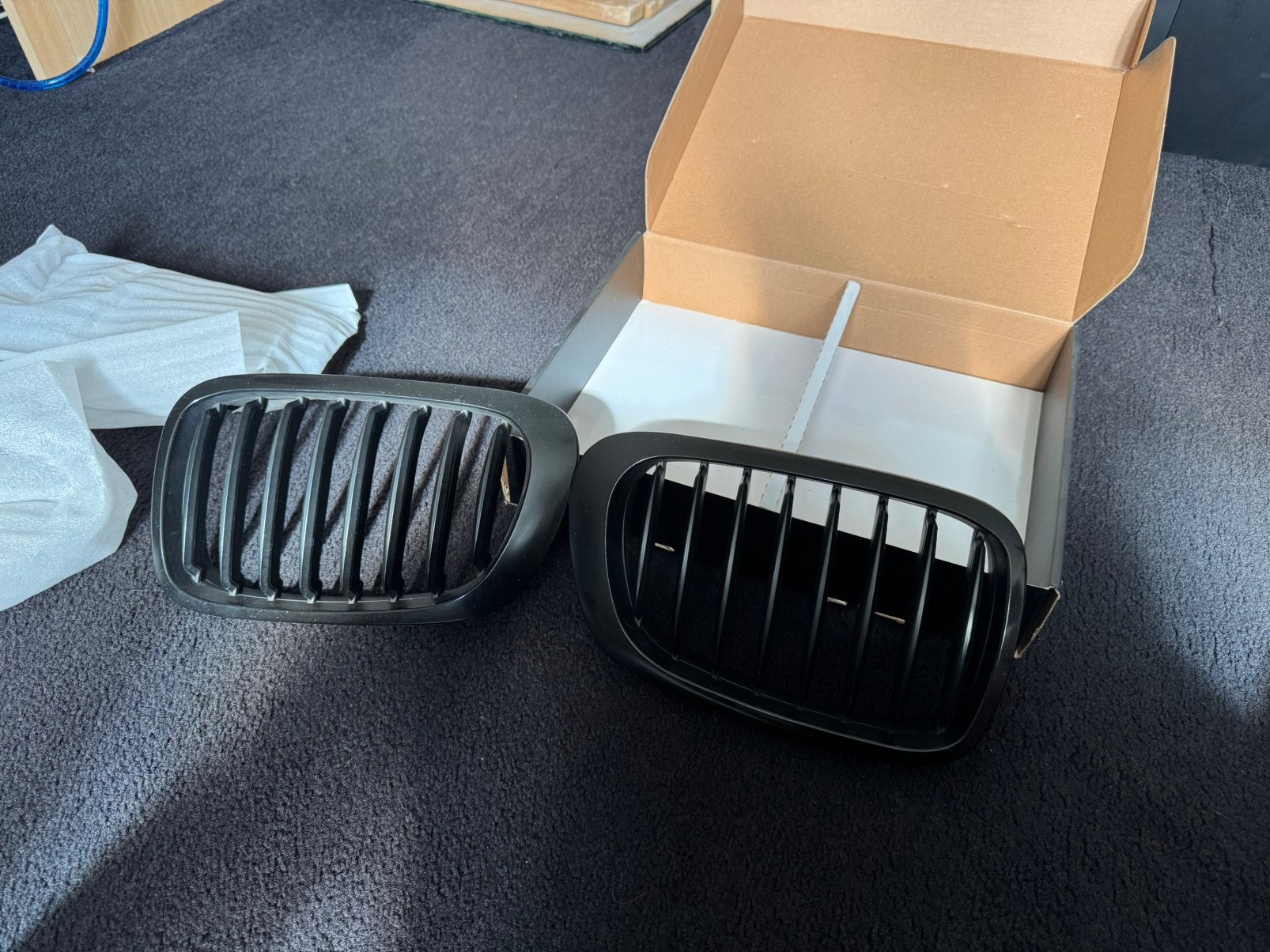 Bmw E46 grill zwart . Zo goed als nieuw ., Ophalen of Verzenden
