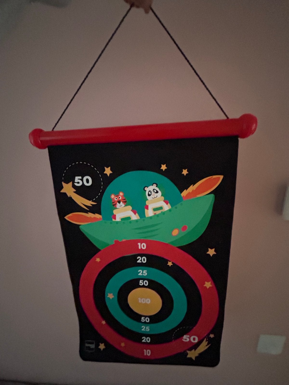 Magnetisch dartbord ruimte thema voor kinderen, Ophalen of Verzenden, Zo goed als nieuw, Jongen of Meisje