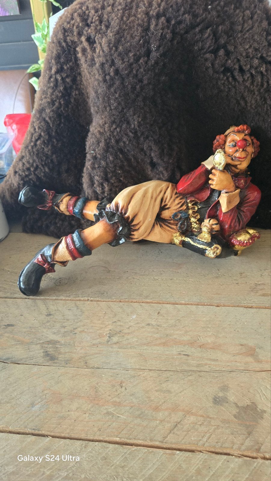 5E > Clown 42cm H  (kunstof), Ophalen of Verzenden