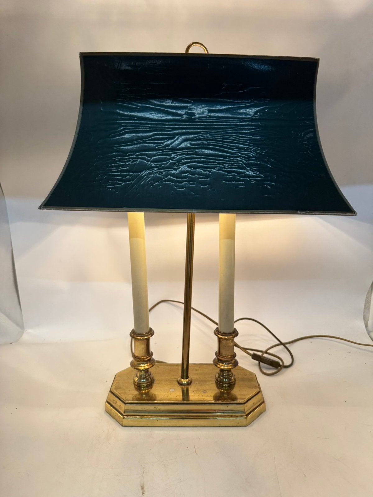 Vintage Hollywood Regency / Franse  Notarislamp, Ophalen of Verzenden, Huis en Inrichting