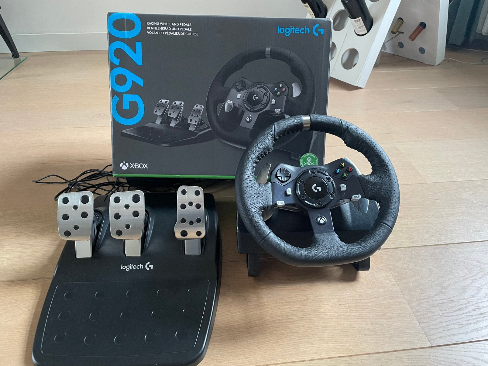 Logitec G920 driving force racestuur, Ophalen of Verzenden, Zo goed als nieuw