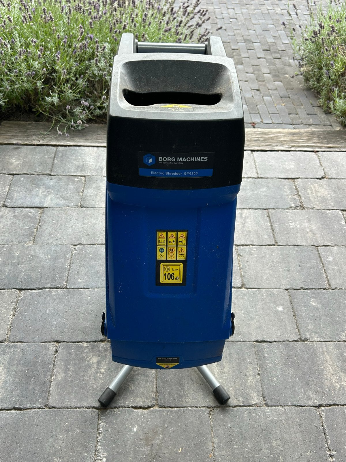 Borg Machines GY6203 Elektrische Hakselaar - Zo goed als nie, Ophalen of Verzenden, Zo goed als nieuw, Elektrisch