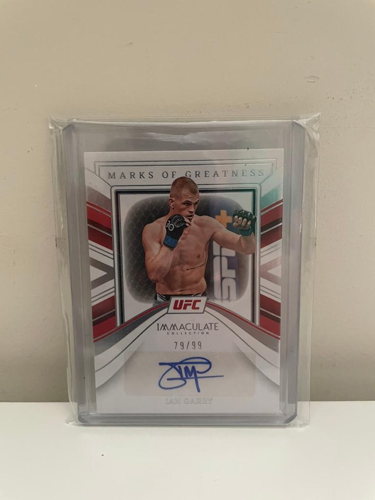 Ian Garry Auto 2023 Panini UFC Immaculate /99, Verzamelen, Verzenden, Nieuw, Overige sporten, Poster, Plaatje of Sticker