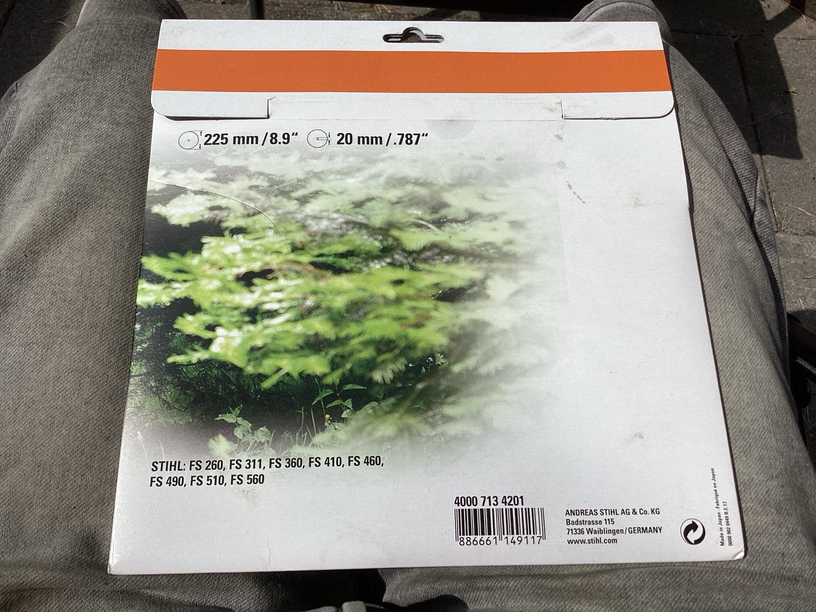 Stihl WoodCut Maaimes 225 mm voor bosmaaiers (2 stuks), Ophalen of Verzenden, Nieuw, 10 tot 30 cm