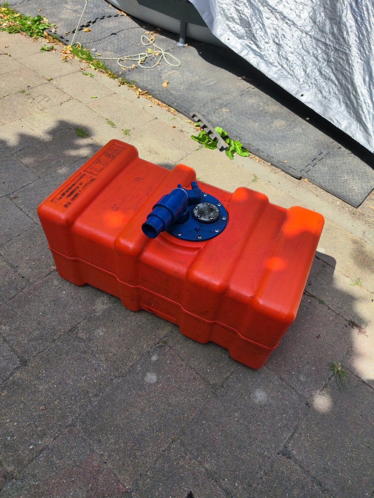 Boot Benzine tank 55 liter, Ophalen, Gebruikt, Motor en Techniek, Zeilboot of Motorboot