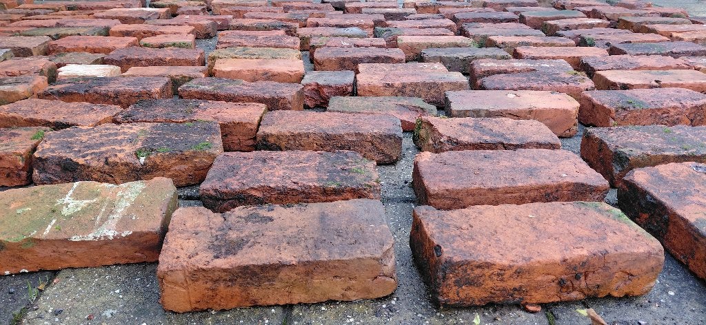Antieke stenen metselstenen renovatie  verbouw, Ophalen, Gebruikt, Bakstenen