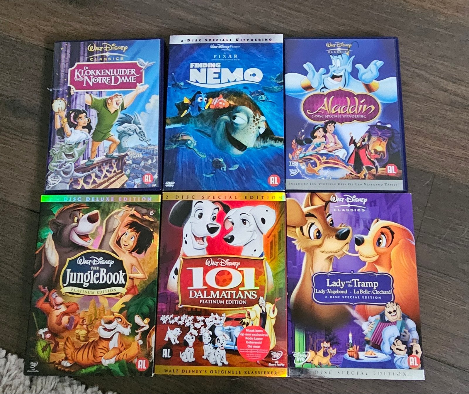 Walt Disney dvd's verschillende edities, Alle leeftijden, Ophalen of Verzenden, Zo goed als nieuw, Nederlands