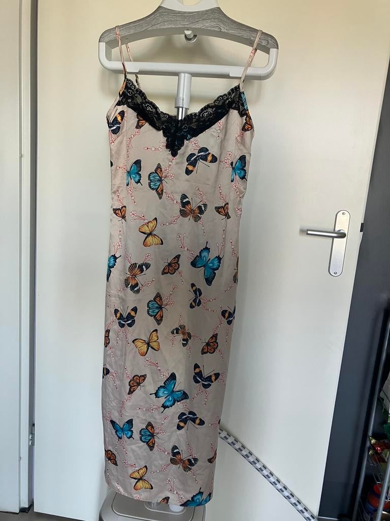 Primark nachtjapon Vlinders maat 36, Ophalen of Verzenden, Zo goed als nieuw, Maat 36 (S)