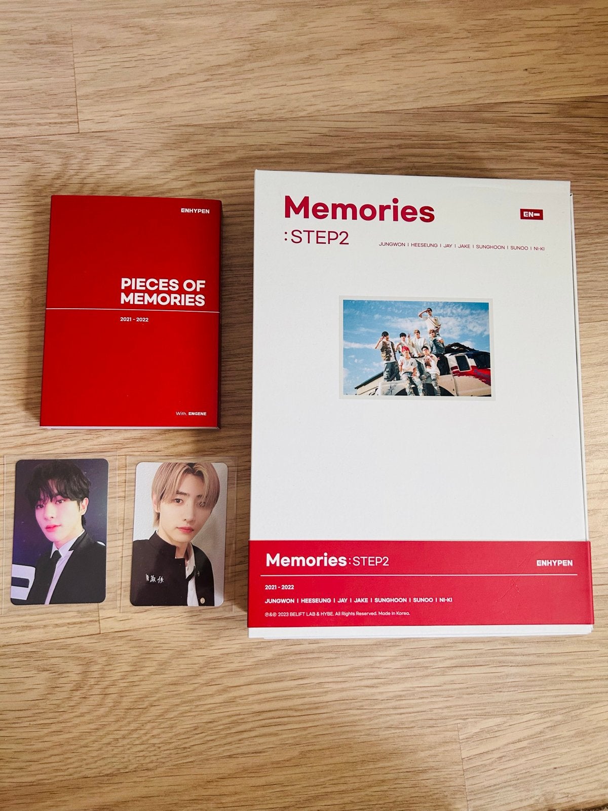ENHYPEN Memories: STEP2 Fotoboek + Digi Versie K-pop, Verzenden, Zo goed als nieuw