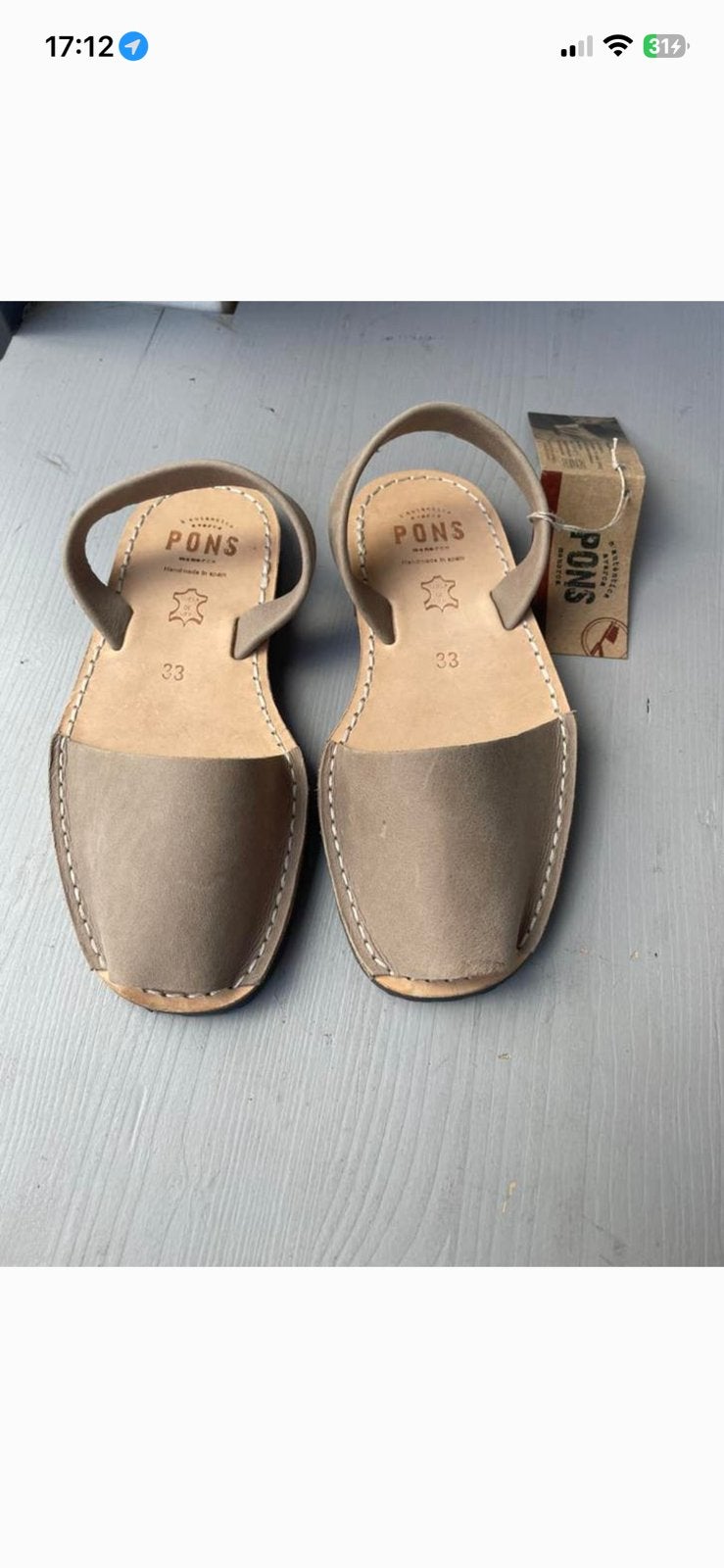 Leren slippers, Ophalen of Verzenden, Zo goed als nieuw, Meisje, Overige typen