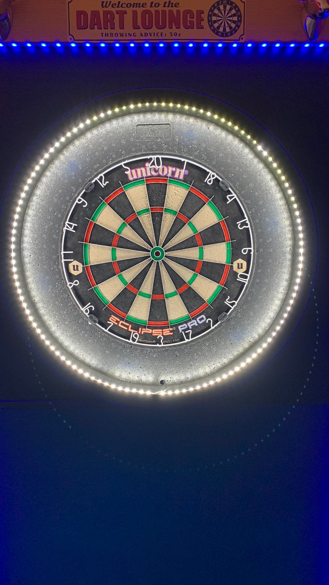 Bull's Lumo XL Surround Dartbord Verlichting, Ophalen, Zo goed als nieuw, Overige typen
