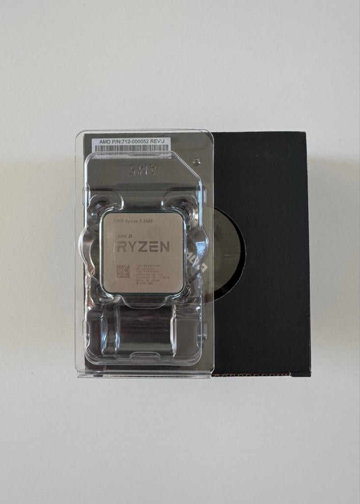 AMD Ryzen 5 3600 Processor + stock cooler, Ophalen of Verzenden, Zo goed als nieuw, 6-core, 3 tot 4 Ghz