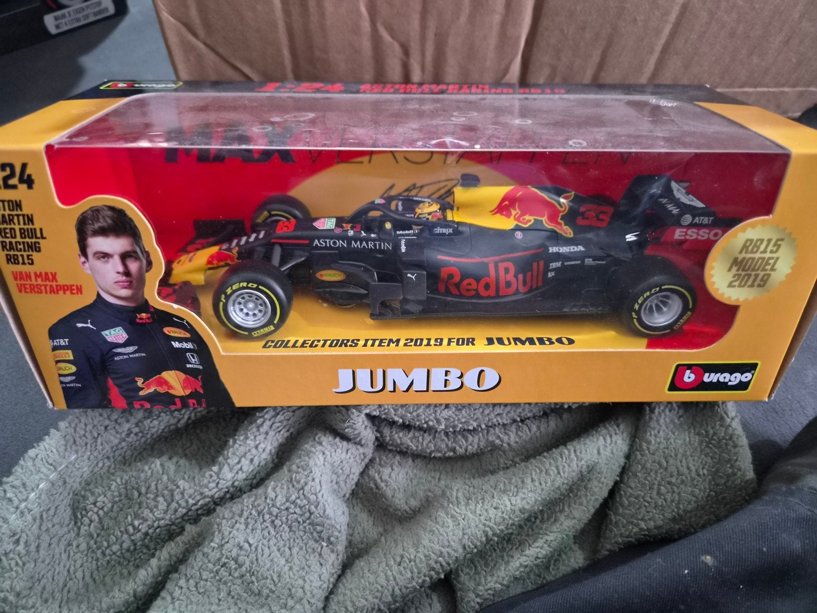 Bburago Aston Martin Red Bull Racing RB15 Max Verstappen, Ophalen of Verzenden, Nieuw, Auto, Bburago