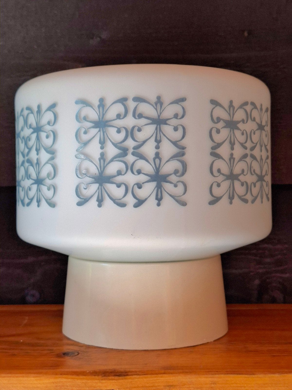 VINTAGE "PHILIPS" CEILING LAMP MATT MELKGLAS, jaren 50, Gebruikt, Wit, Plafondlamp, Philips