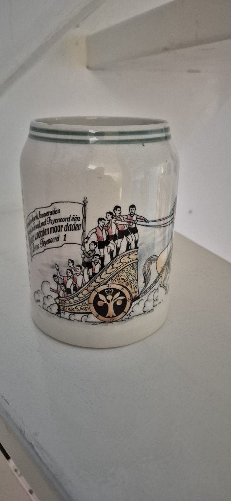 Bierpul Feyenoord1962 - 1963, Ophalen of Verzenden, Zo goed als nieuw, Feyenoord, Overige typen